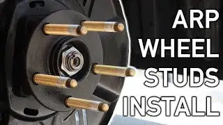 HOW TO INSTALL ARP EXTENDED WHEEL STUDS! | 2017 SUBARU FORESTER XT