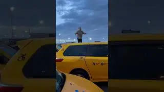 JFK airport taxi lot