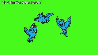 Birds 🐦 🐦 🐦 Animation Green Screen