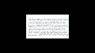 Uncle Gary's Incident...