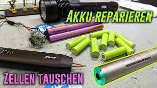 Battery repair: Replacing cells - Spot welding