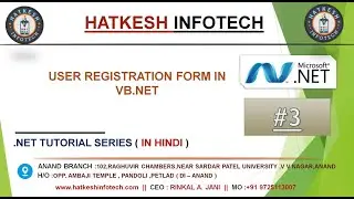 How To Design Registration Form In Visual Basic (VB.NET) In Visual Studio 2010 ?
