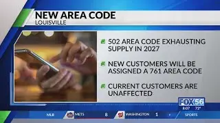 New area code coming to Louisville