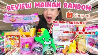 REVIEW MAINAN RANDOM SHOPEE 😭🤩 MAINAN INDOMIE. MAINAN BINTANG LAUT TANTRUM 🤣