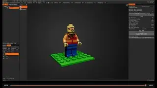 3D Coat - Lego man from modeling to Uv and Texturing