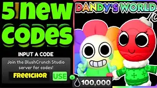 WORKING CODES FOR DANDY'S WORLD IN MARCH 2025!