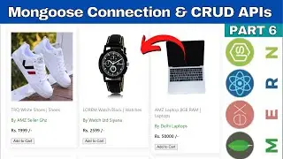 MERN ✅[ PART 6 - CRUD Operation using React Js and Node Js Mongodb , Mongoose Connection in Node Js]