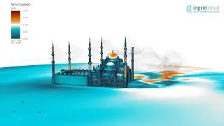 Blue Mosque - Istanbul | Wind Simulation by Ingrid Cloud