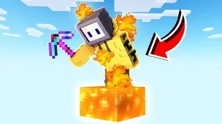 MINECRAFT BUT ITS LAVA BLOCK | MINECRAFT