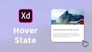 Blog Card Hover State In Adobe Xd