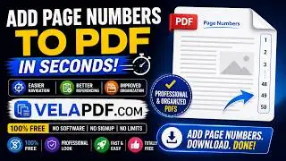 How to Add Page Numbers to PDF in Seconds – Free Online Tool 2025