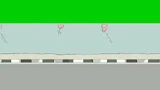 Background Animasi jalan bergerak green screen || no copyright - Animasi Green