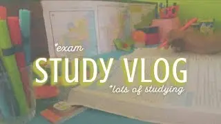 study vlog🌱productive study vlog: lots of studying,lots of note taking, preparing for exam📚