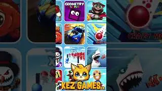 KEZ Games - 100+ Games in 1 App #games #fnaf #huggywuggy #sonicthehedgehog #mario