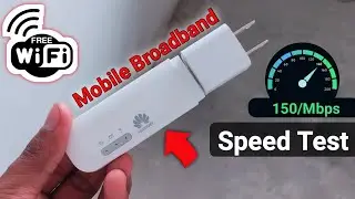 Huawei E8372 Mobile Broadband Speed Test