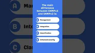The main difference between SNMPv3 and SNMPv2 is: