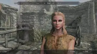 SKYRIM Female Nord Character Creation -SETTINGS BELOW -No Mods