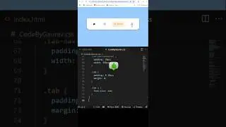 🔥 Modern Tab Bar with Hover & Click Animation 