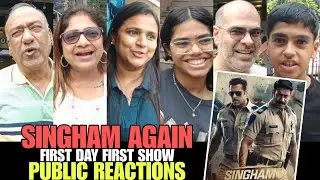Singham Again Public Reviews | FIRST DAY FIRST SHOW | Singham Again Reviews , Singham Again Talks