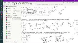 Lecure 6 MCQ's Work and Energy