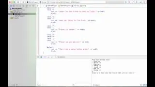 Mac C++ Programming #13 - More On Switch Statements