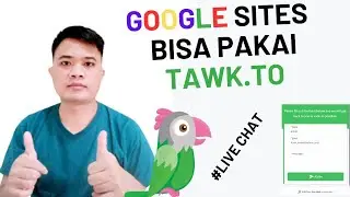 GOOGLE SITES MENARIK, BIKIN LIVE CHAT TAWK TO DI GOOGLE SITES 2023 #googlesitestutorial #googlesites