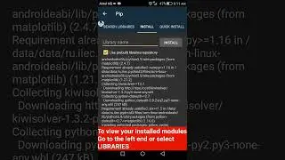 How to install Python Modules & Libraries on Android in 2023