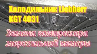Холодильник Liebherr KGT 4031. Замена компрессора морозильной камеры