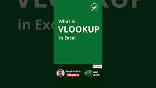 What is VLOOKUP in Excel #shorts