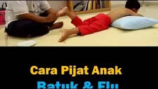 Cara pijat anak batuk dan flu