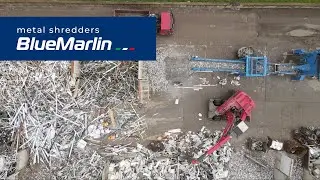 Zato | Single-shaft shredders: Blue Marlin is the multi-material shredder for any lightweight scrap