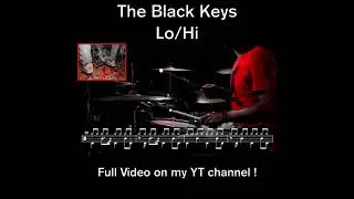 The Black Keys - Lo/Hi - Drum Cover (with scrolling drum sheet) #drumcover #drums #drumming