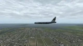 Boeing B-52 Жёсткая посадка бомбардировщика / Hard landing bomber