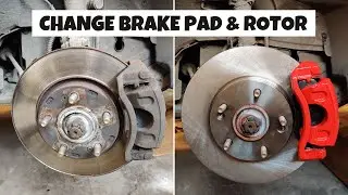 How to Change Brake Pads and Brake Disc | A complete Guide | Hyundai Tiburon V6