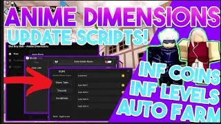 ⚡UPDATE Anime Dimensions Simulator Script GUI Hack  Auto Farm + Instant Win  PASTEBIN 2025