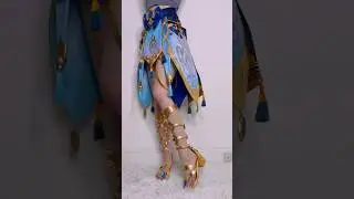 Making Nilou’s shoes! | Pt. 2 #genshinimpact #cosplay #tutorial