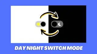 Dark Mode Switch with HTML, CSS, JavaScript