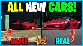 All New DLC Cars & Their Real Life Versions! GTA Online Money Fronts DLC