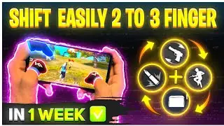 How To Shift From 2 To 3 Finger Custom HUD  ✅ How To Play 3 Finger Claw In Free Fire Max I 🔥 Day - 2