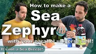 How to make the SEA ZEPHYR, a sea breeze-esque cocktail recipe!