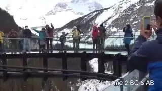 Glacier Skywalk in Jasper National Park, Alberta, Canada