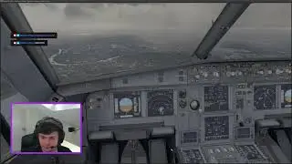Highlight: Windy arrival into Heathrow | MSFS | Fenix A320 | Skiathos to Heathrow