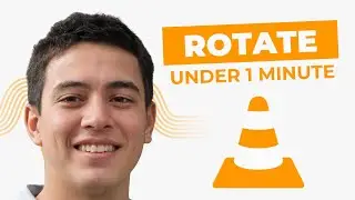 vlc media player how to rotate video ( under 5 secs )