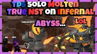 [TDS] Solo Triumph Infernal Abyss Molten - Slayer Shotgunner Mission: No Special Towers