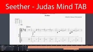 Seether - Judas Mind Guitar TAB(Drop C)