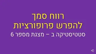 סטטיסטיקה ב, רווח סמך להפרש פרופורציות