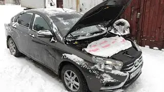 Погнулся капот от газовых упоров ? Лада Веста
