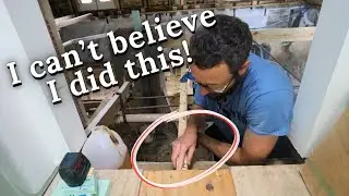 Test Fitting Mid-Beam, Floor Joist & Subfloor // 1930's Farmhouse Renovation (ep 57)