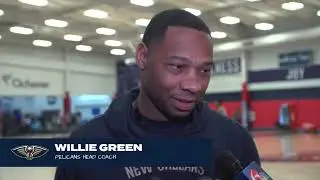 Willie Green talks improving on the road, outside noise | New Orleans Pelicans