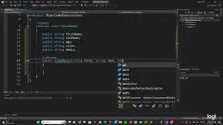 C# Programming -  CREATING OBJECTS AND CONSTRUCTORS